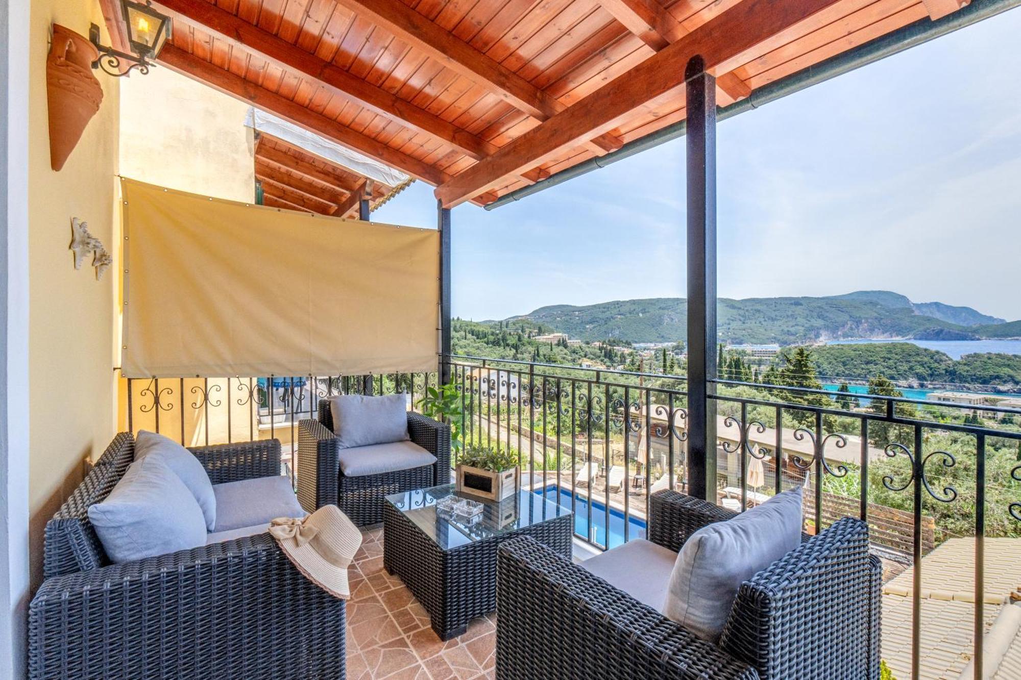 Angela Panorama Villa Палеокастрица Екстериор снимка