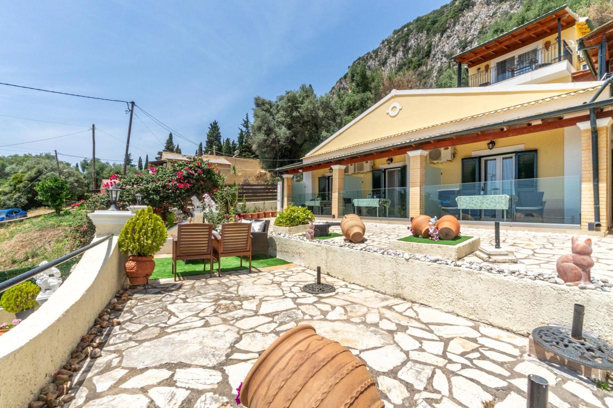 Angela Panorama Villa Палеокастрица Екстериор снимка