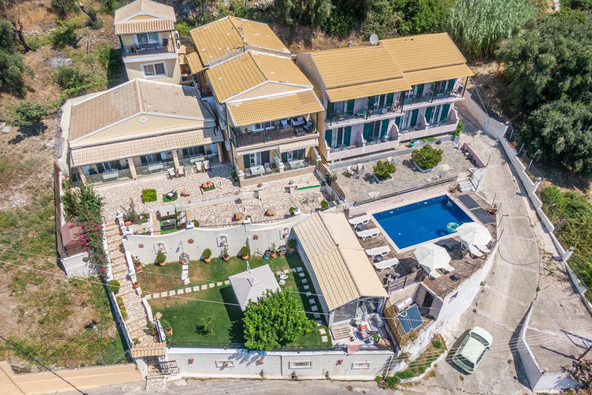 Angela Panorama Villa Палеокастрица Екстериор снимка